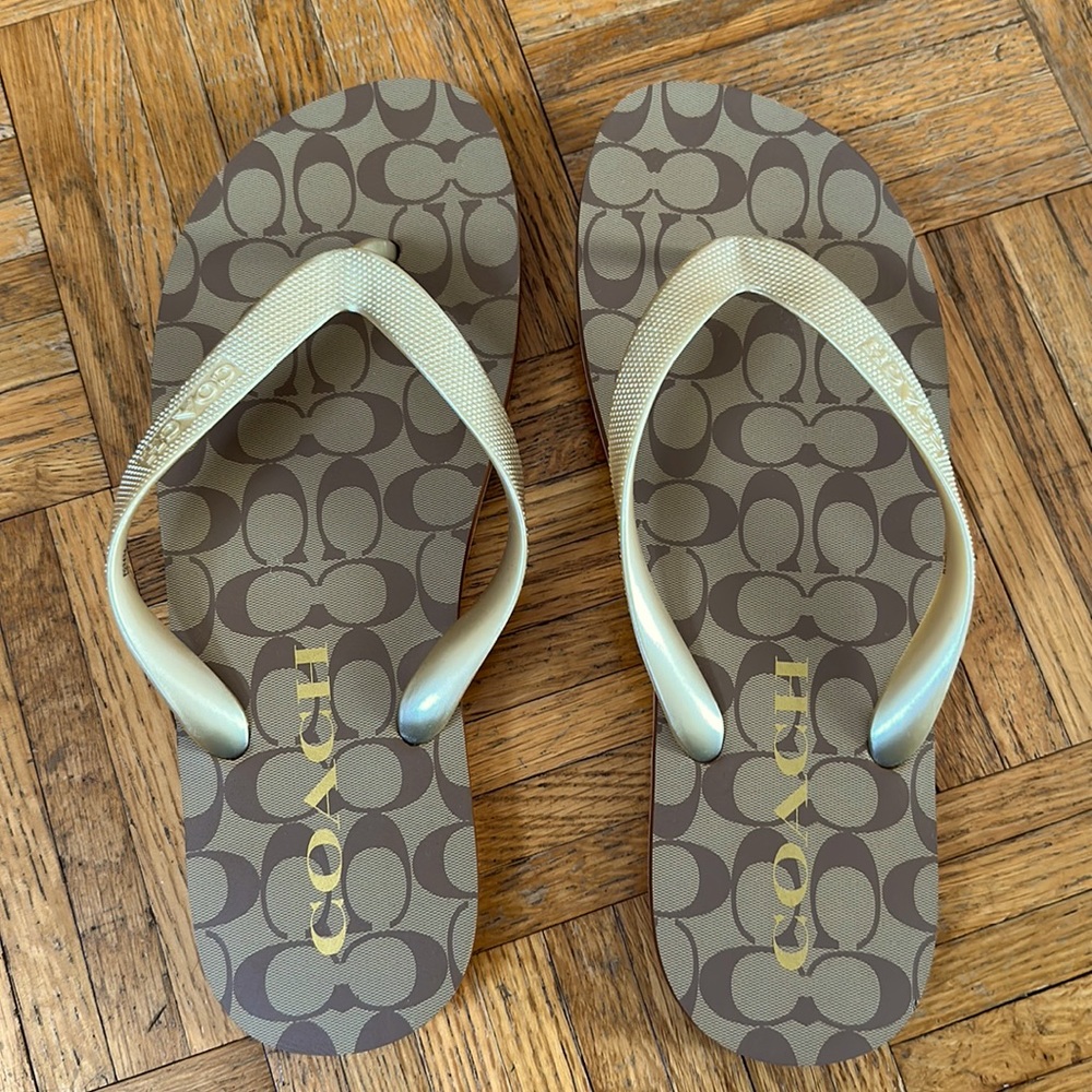 Coach Flip Flops
